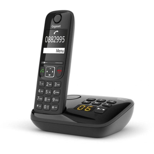 Р/Телефон Dect Gigaset AS690A черный автооветчик АОН