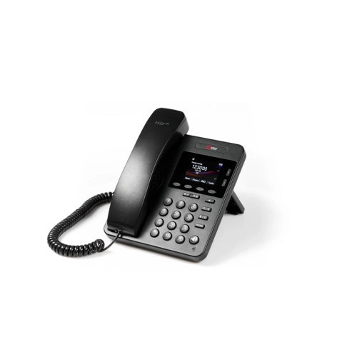 VoIP телефон/ VoIP телефон, 2 SIP линии, 25 клавиш, включая 5 программируемых, цветной графический дисплей с подсветкой 320*240, 2 порта Ethernet RJ-45 LAN/PC, разъем для гарнитуры RJ-9, поддержка PoE. (без блока питания в комплекте).