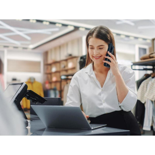 Телефон SIP Yealink W77P черный