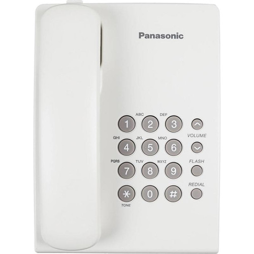 Телефон проводной Panasonic KX-TS2350RUW белый