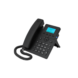 IP-телефон Flat-Phone C10: 2 SIP-аккаунта, 2 порта 10/100BASE-T (RJ-45), ЖК-дисплей, PoE, адаптер питания 220В