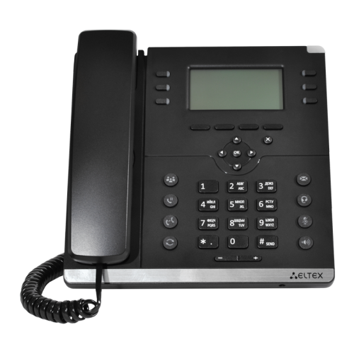 IP-телефон VP-17P: 2 SIP аккаунта, 2x1G, ЖК дисплей, PoE