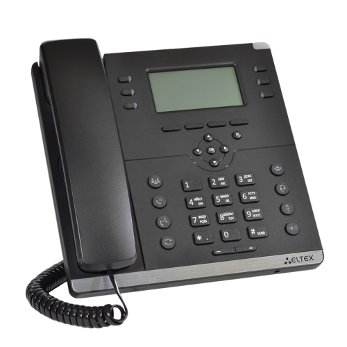 IP-телефон VP-17P: 2 SIP аккаунта, 2x1G, ЖК дисплей, PoE