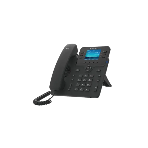 IP-телефон Flat-Phone B6: 6 SIP-аккаунтов, 2 порта 10/100/1000BASE-T (RJ-45), ЖК-дисплей, PoE