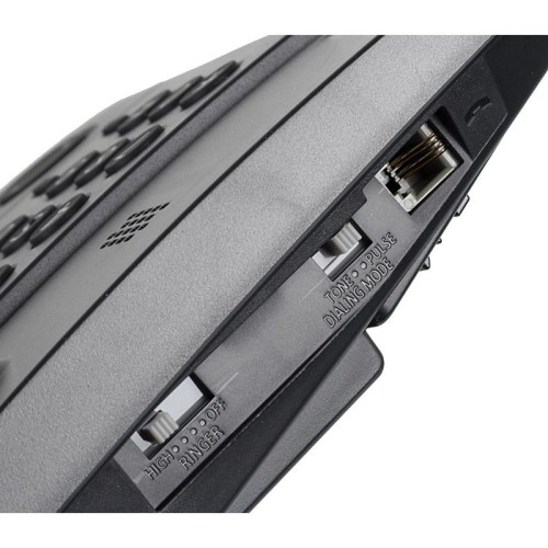 Телефон проводной Panasonic KX-TS2352RUB черный