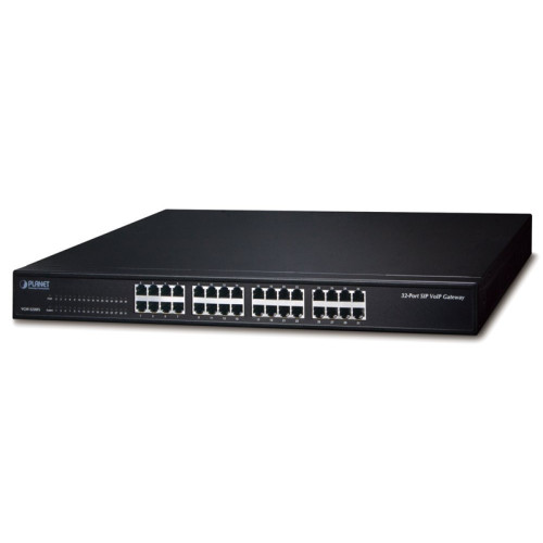 VoIP шлюз/ PLANET VGW-3220FS 32-Port SIP VoIP Gateway (32*FXS): IETF SIP 2.0, T.38/T.30, STUN/Outbound Proxy, TLS/SRTP Security,VLAN, QoS, SNMP, TR069, Caller ID, DND, Three-way conference