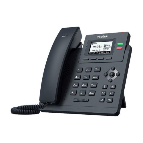 Телефон IP Yealink SIP-T31P без блока питания черный (SIP-T31P WITHOUT PSU)