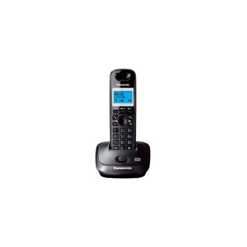 Р/Телефон Dect Panasonic KX-TG2521RUT темно-серый металлик автооветчик АОН