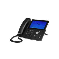 VoIP телефон/ IP видео телефон премиум класса, 20 линий SIP, 26 клавиши, цветной сенсорный ЖК дисплей 7