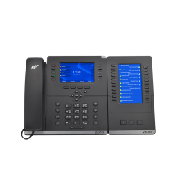 IP-телефон VP-30P: цветной дисплей, 14 программируемых клавиш,поддержка подключения консоли расширения, PoE.