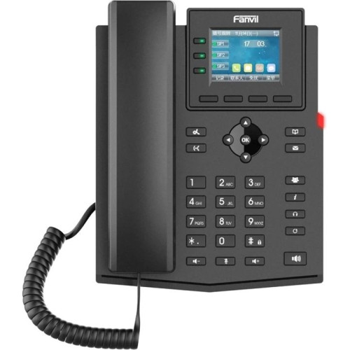 Телефон IP Fanvil X303-2 Wire черный