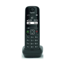 Трубка доп. Dect Gigaset AS690HX черный для AS690