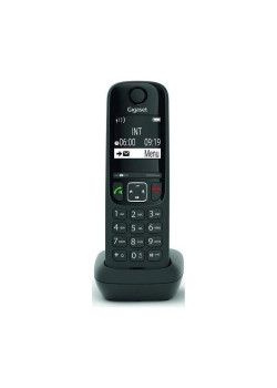 Трубка доп. Dect Gigaset AS690HX черный для AS690