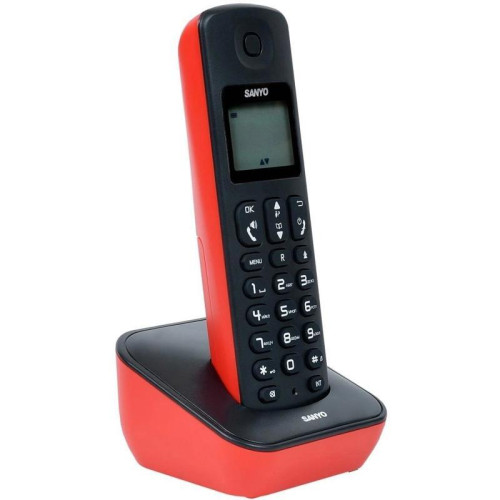 Р/Телефон Dect Sanyo RA-SD53RUR красный/черный АОН