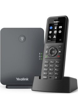 Телефон SIP Yealink W77P черный
