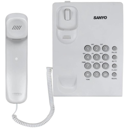 Телефон проводной Sanyo RA-S204W белый