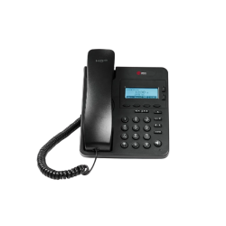 VoIP телефон/ VoIP телефон, 2 линии SIP, 25 клавиш, включая 5 программируемых, кнопка отключения микрофона, графический LCD экран 128*64 с подсветкой, 2 порта Ethernet RJ-45 LAN/PC, разъем для гарнитуры RJ-9, поддержка PoE