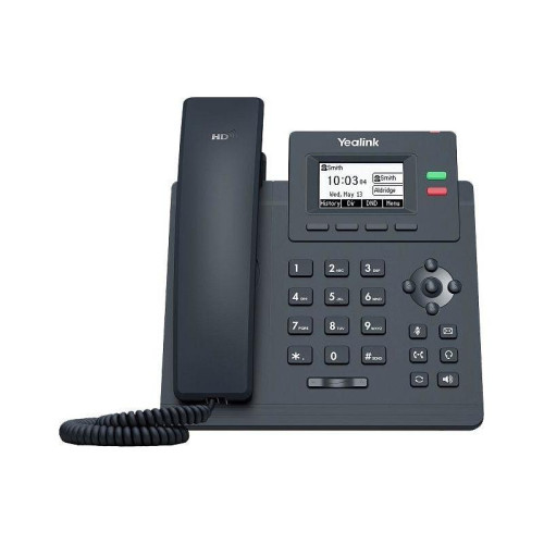 Телефон IP Yealink SIP-T31P без блока питания черный (SIP-T31P WITHOUT PSU)