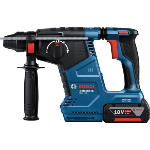 Перфоратор Bosch GBH 187-LI патрон:SDS-plus уд.:2.4Дж аккум. (кейс в комплекте)