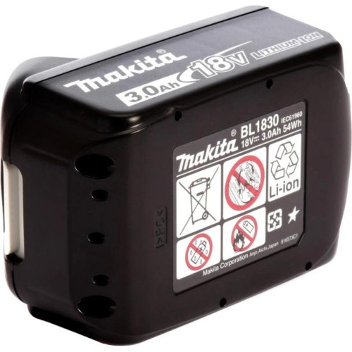 Батарея аккумуляторная Makita BL1830B 18В 3Ач Li-Ion (632G12-3) Батарея аккумуляторная Makita BL1830B 18В 3Ач Li-Ion (632G12-3)