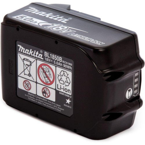 Батарея аккумуляторная Makita BL1850B LXT 18В 5Ач Li-Ion (632G59-7) Батарея аккумуляторная Makita BL1850B LXT 18В 5Ач Li-Ion (632G59-7)