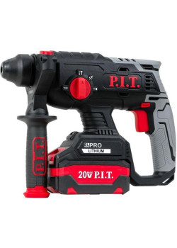 Перфоратор P.I.T. PBH20H-22B/1 патрон:SDS-plus уд.:1.8Дж аккум. (кейс в комплекте)