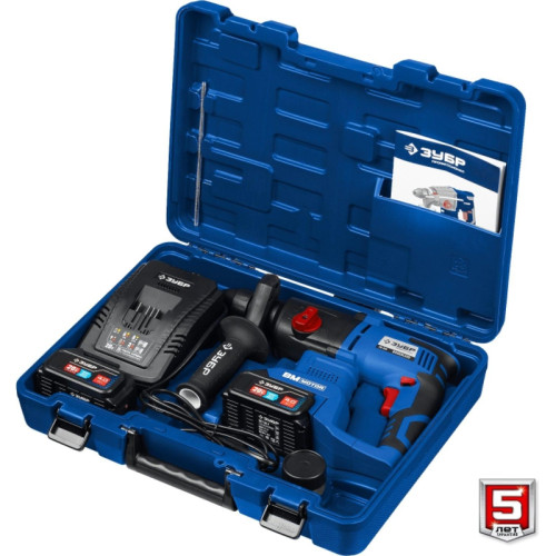 Перфоратор Зубр PB-260-42 патрон:SDS-plus уд.:3Дж аккум. (кейс в комплекте)
