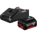 Батарея аккумуляторная Bosch GBA 18В 4Ач Li-Ion (З/У в компл.) (1600A01B9Y) Батарея аккумуляторная Bosch GBA 18В 4Ач Li-Ion (З/У в компл.) (1600A01B9Y)
