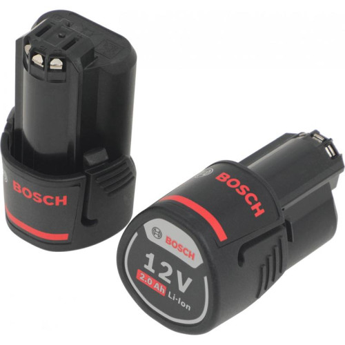 Батарея аккумуляторная Bosch GBA 12В 2Ач Li-Ion (З/У в компл.) (1600A019R8) Батарея аккумуляторная Bosch GBA 12В 2Ач Li-Ion (З/У в компл.) (1600A019R8)