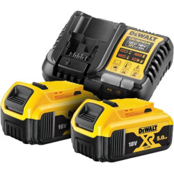 Батарея аккумуляторная DeWalt DCB1104P2 18В 5Ач Li-Ion (З/У в компл.)