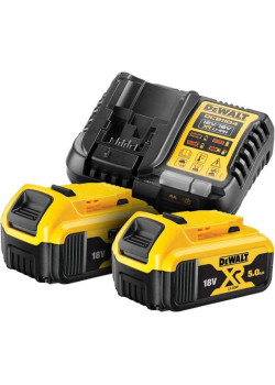 Батарея аккумуляторная DeWalt DCB1104P2 18В 5Ач Li-Ion (З/У в компл.)