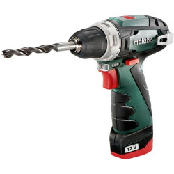 Дрель-шуруповерт Metabo Metabo PowerMaxx BS аккум. патрон:быстрозажимной (кейс в комплекте) (600984500)