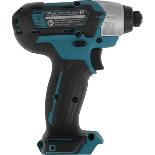 Шуруповерт Makita TD110DZ аккум. патрон:шестигр.1/4
