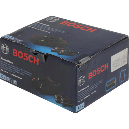 Батарея аккумуляторная Bosch GBA 12В 2Ач Li-Ion (З/У в компл.) (1600A019R8) Батарея аккумуляторная Bosch GBA 12В 2Ач Li-Ion (З/У в компл.) (1600A019R8)