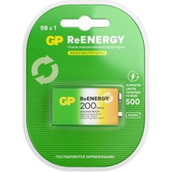Аккумулятор GP 20R8H 9V Крона 9V NiMH 200mAh (1шт)