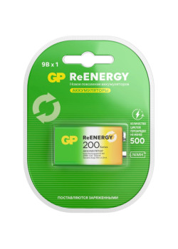 Аккумулятор GP 20R8H 9V Крона 9V NiMH 200mAh (1шт)
