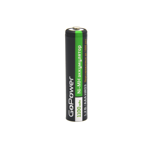 Аккумулятор бытовой GoPower HR03 AAA BL2 NI-MH 1100mAh (2/20/320) блистер (2 шт.) Аккумулятор бытовой GoPower HR03 AAA BL2 NI-MH 1100mAh (2/20/320) блистер (2 шт.)