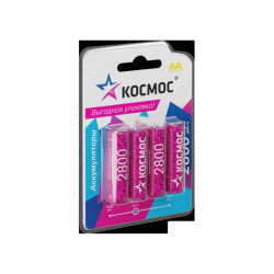 Аккумулятор/ Аккумулятор R6 (АА) 2800mAh Ni-MH 4 на блистере