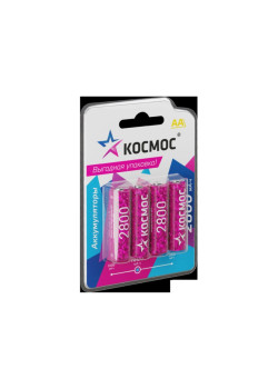 Аккумулятор/ Аккумулятор R6 (АА) 2800mAh Ni-MH 4 на блистере