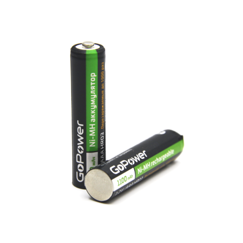 Аккумулятор бытовой GoPower HR03 AAA BL2 NI-MH 1100mAh (2/20/320) блистер (2 шт.) Аккумулятор бытовой GoPower HR03 AAA BL2 NI-MH 1100mAh (2/20/320) блистер (2 шт.)