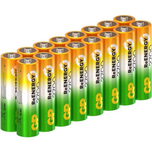 Аккумулятор GP 270AAHCRGY AA NiMH 2700mAh (16шт) спайка