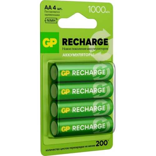 Аккумулятор GP Smart Energy AA NiMH 1000mAh (4шт)
