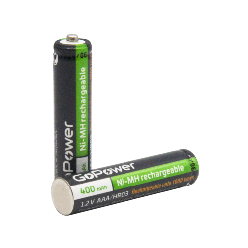 Аккумулятор бытовой GoPower HR03 AAA BL2 NI-MH 400mAh (2/20/320) блистер (2 шт.) Аккумулятор бытовой GoPower HR03 AAA BL2 NI-MH 400mAh (2/20/320) блистер (2 шт.)