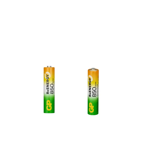 Перезаряжаемые аккумуляторы GP ReEnergy 85AAAHC AAA, емкость 850 мАч - 2 шт. в клемшеле