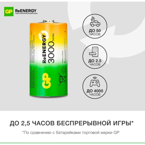 Аккумулятор GP 300CHC C NiMH 2000mAh (4шт)