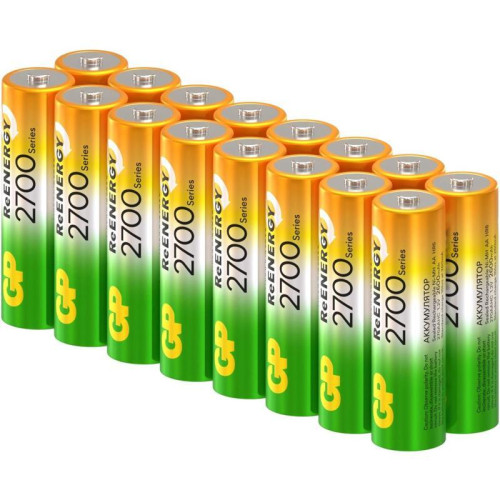 Аккумулятор GP 270AAHCRGY AA NiMH 2700mAh (16шт) спайка