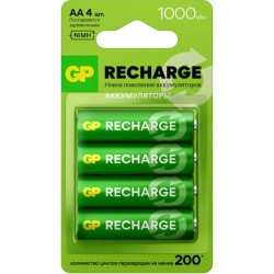 Аккумулятор GP Smart Energy AA NiMH 1000mAh (4шт)