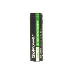 Аккумулятор Li-ion GoPower 18650 (Pan. NCR18650B) PC1 3.6V 3400mAh без защиты плос.конт. (1/96/192)