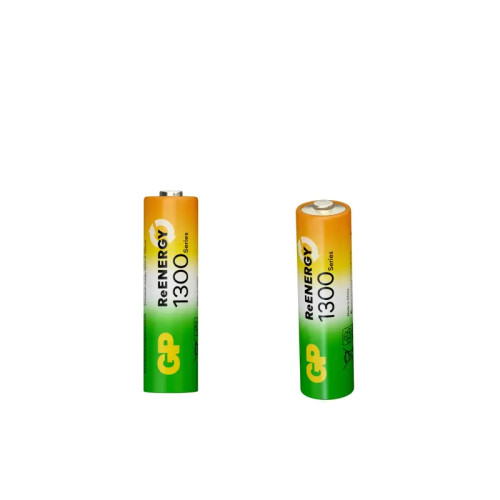 Перезаряжаемые аккумуляторы GP ReEnergy 130AAHC AA, емкость 1300 мАч - 2 шт. в клемшеле