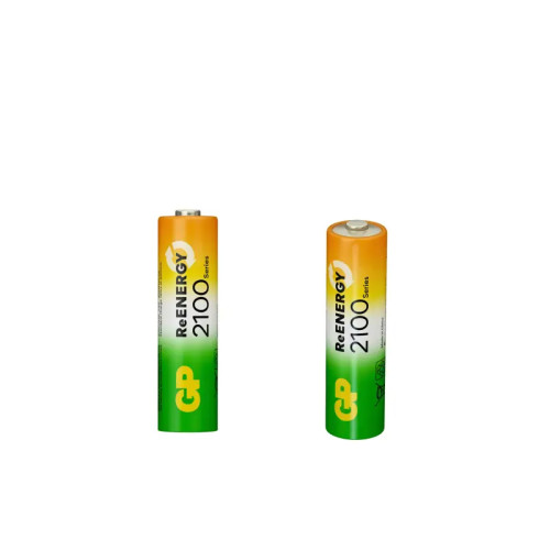 Перезаряжаемые аккумуляторы GP ReEnergy 210AAHC AA, емкость 2000 мАч - 2 шт. в клемшеле